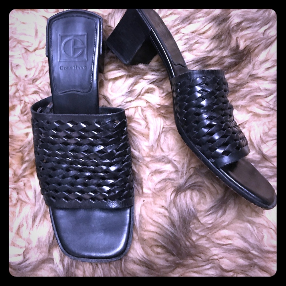 Cole Haan slip on leather shoe